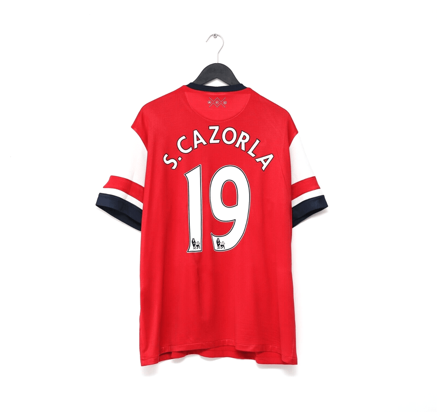 2012/14 S. CAZORLA #19 Arsenal Vintage Nike Home Football Shirt Jersey (XL)