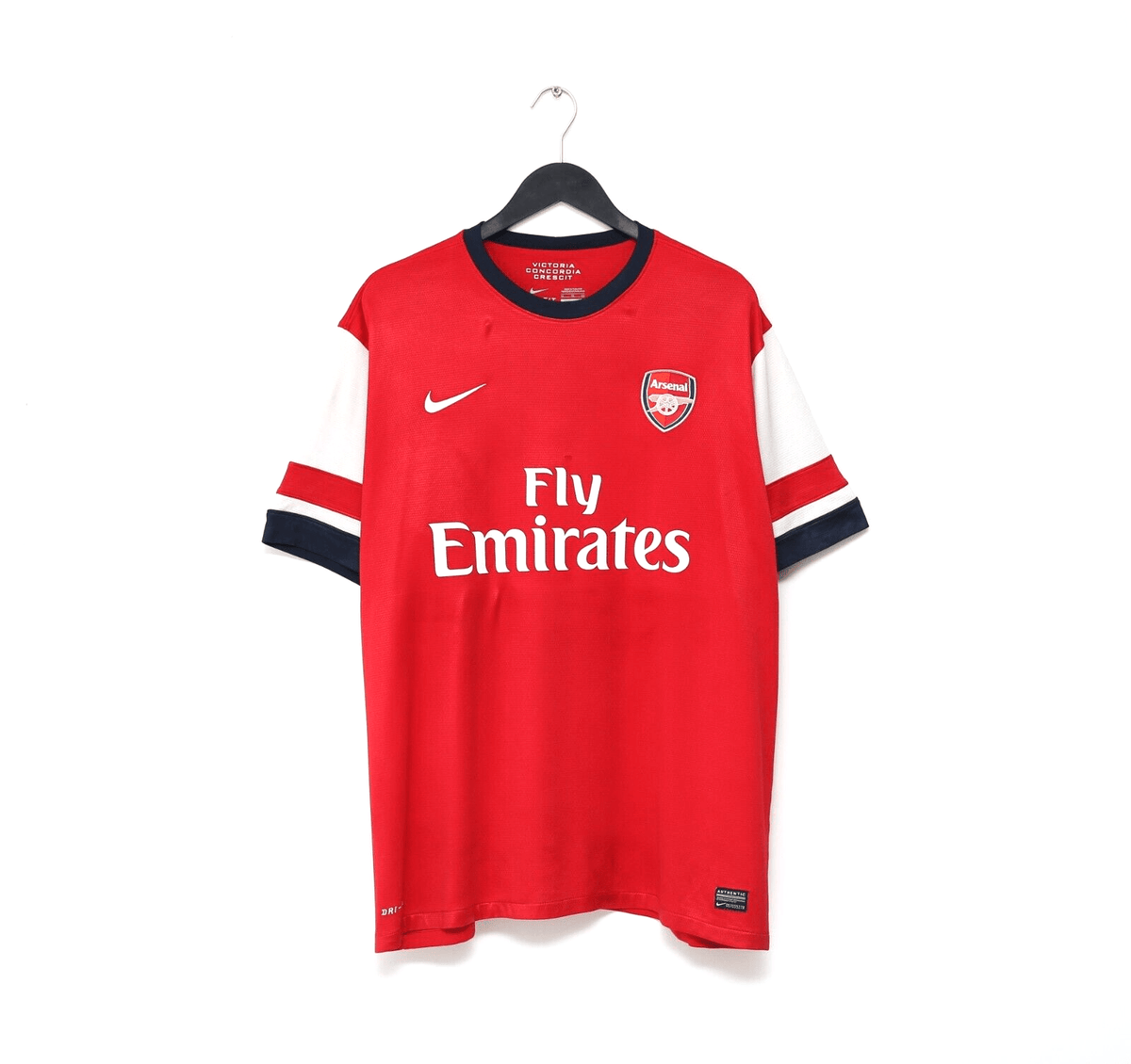 2012/14 S. CAZORLA #19 Arsenal Vintage Nike Home Football Shirt Jersey (XL)