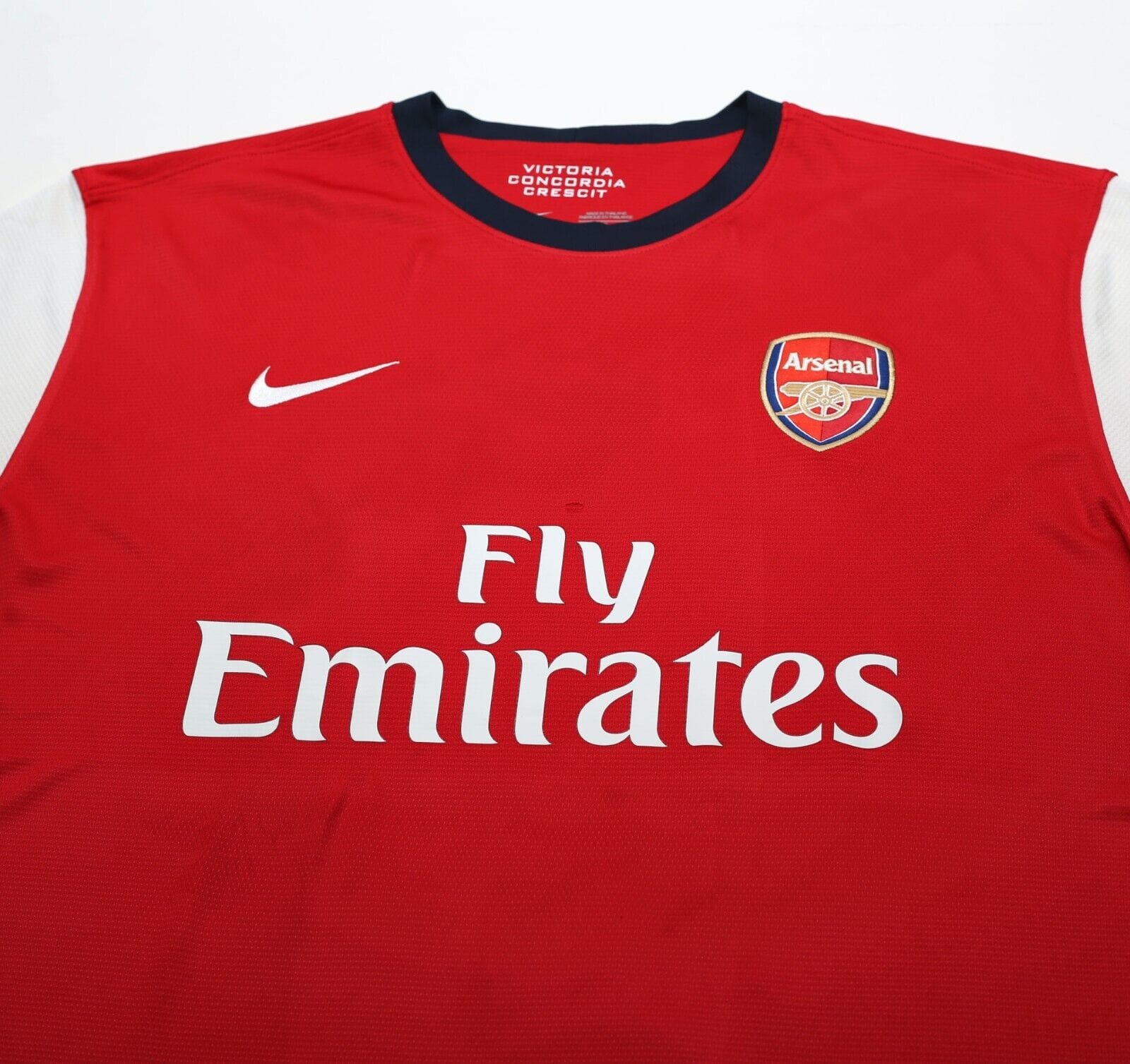 2012/14 S. CAZORLA #19 Arsenal Vintage Nike Home Football Shirt Jersey (XL)