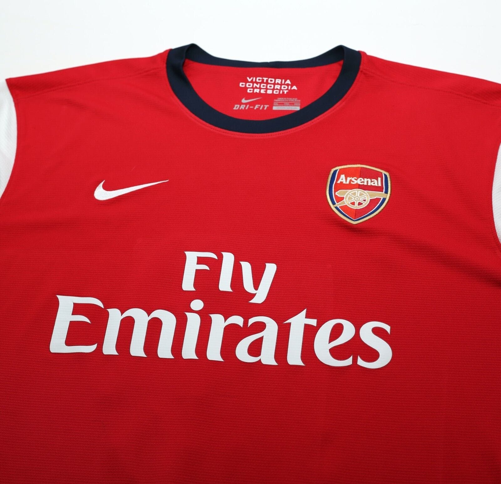 2012/14 S. CAZORLA #19 Arsenal Vintage Nike Home Football Shirt Jersey (XXL)