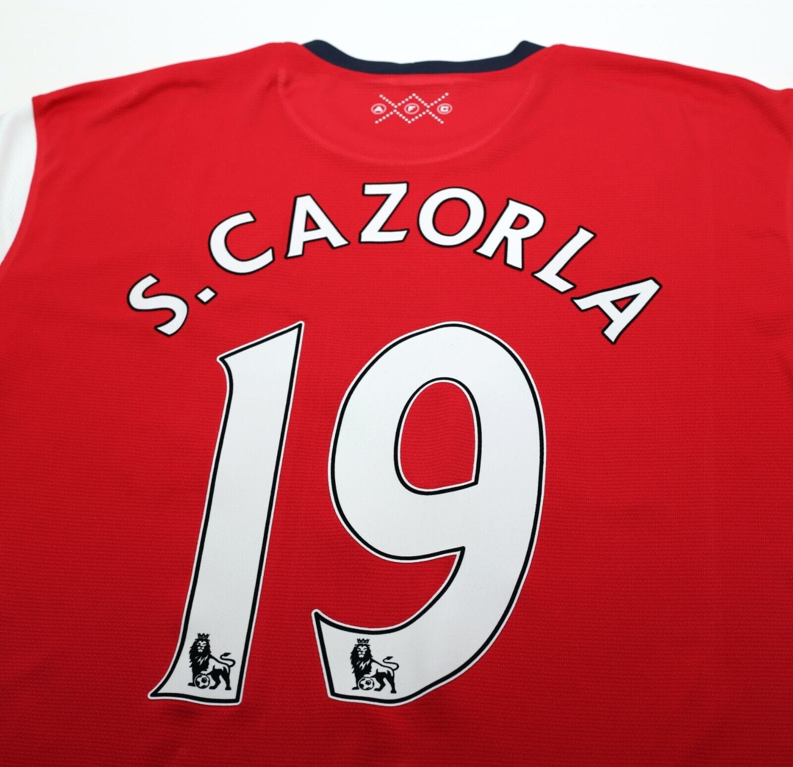 2012/14 S. CAZORLA #19 Arsenal Vintage Nike Home Football Shirt Jersey (XXL)