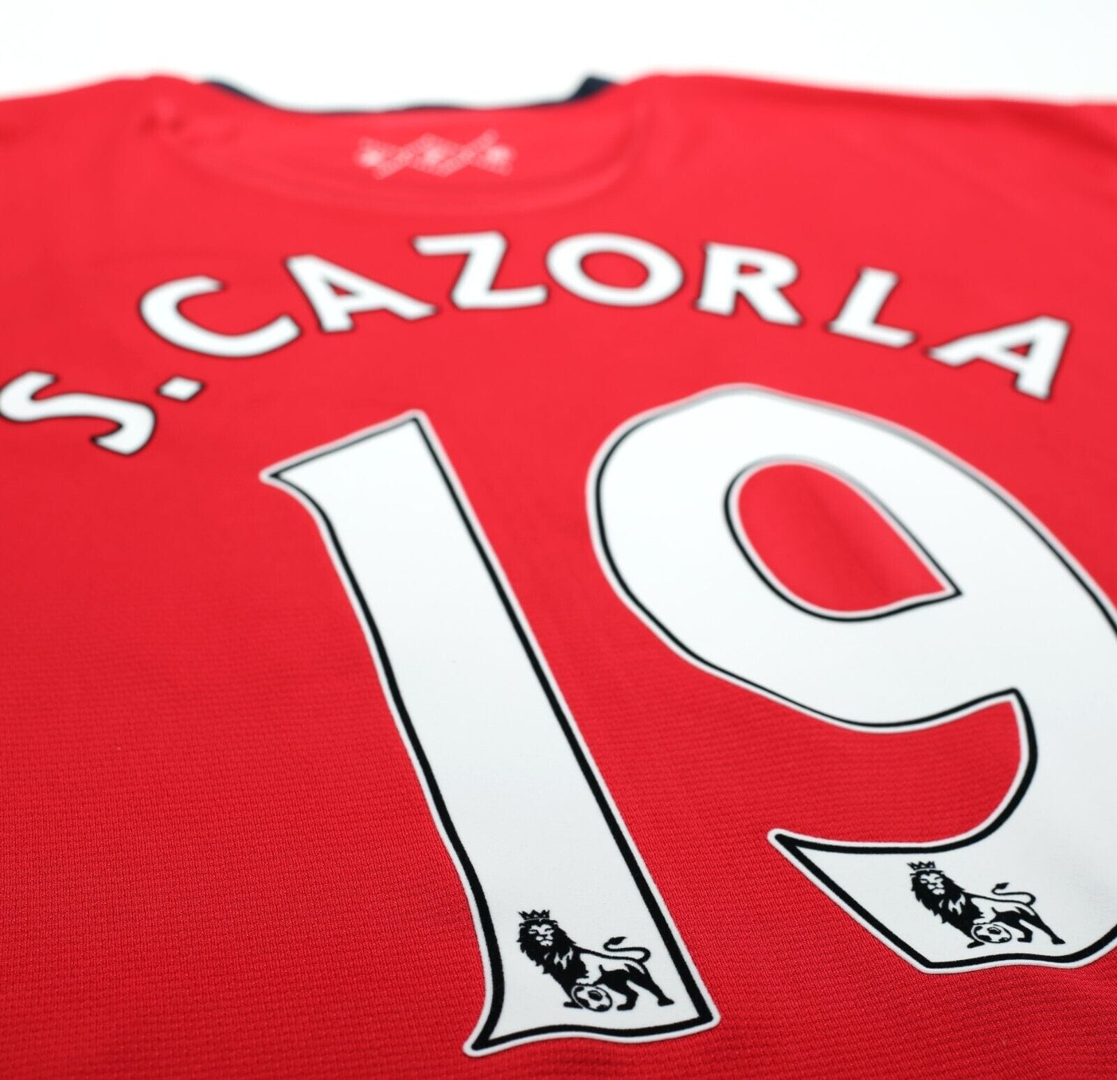 2012/14 S. CAZORLA #19 Arsenal Vintage Nike Home Football Shirt Jersey (XXL)