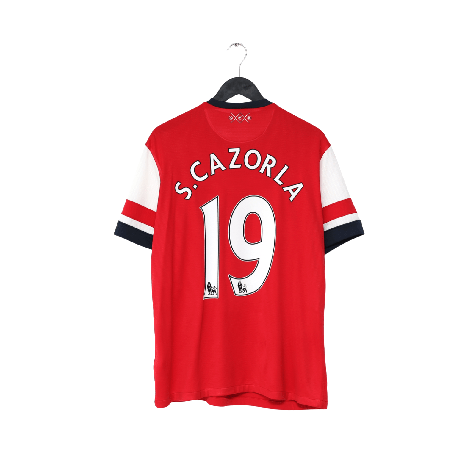 2012/14 S. CAZORLA #19 Arsenal Vintage Nike Home Football Shirt (L)