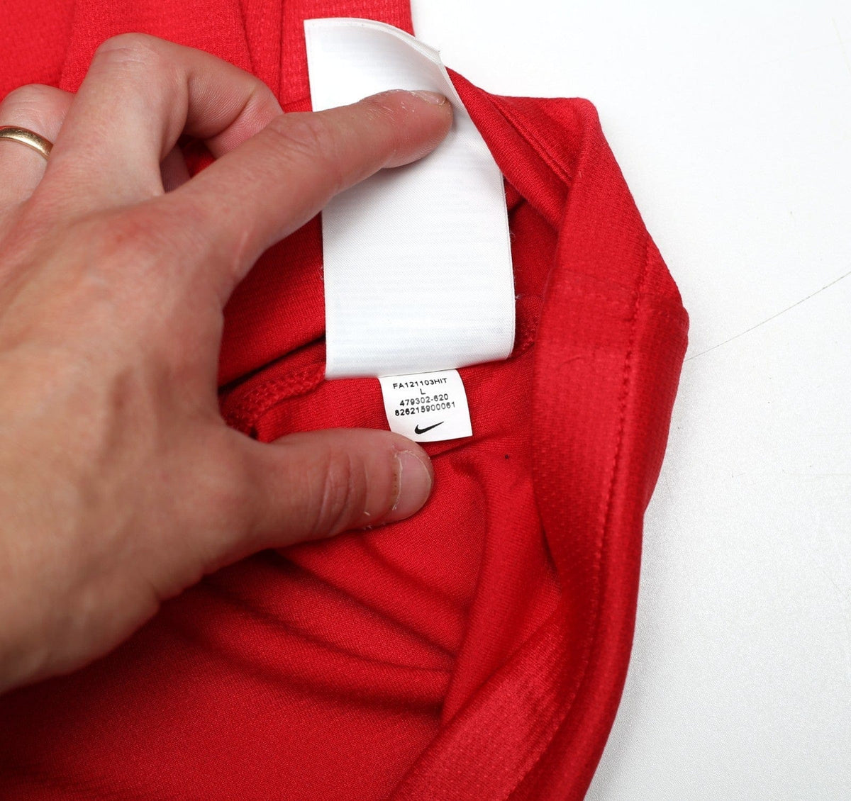 2012/14 S. CAZORLA #19 Arsenal Vintage Nike Home Football Shirt (L)