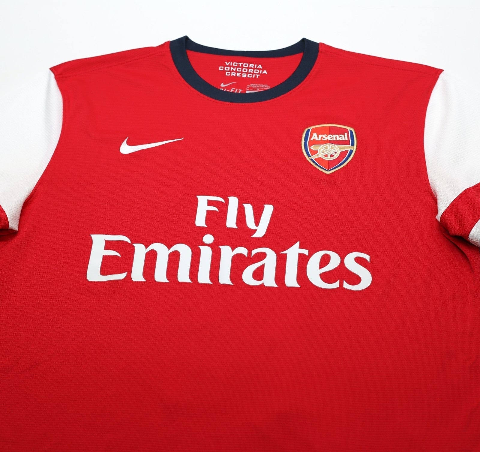 2012/14 S. CAZORLA #19 Arsenal Vintage Nike Home Football Shirt (L)