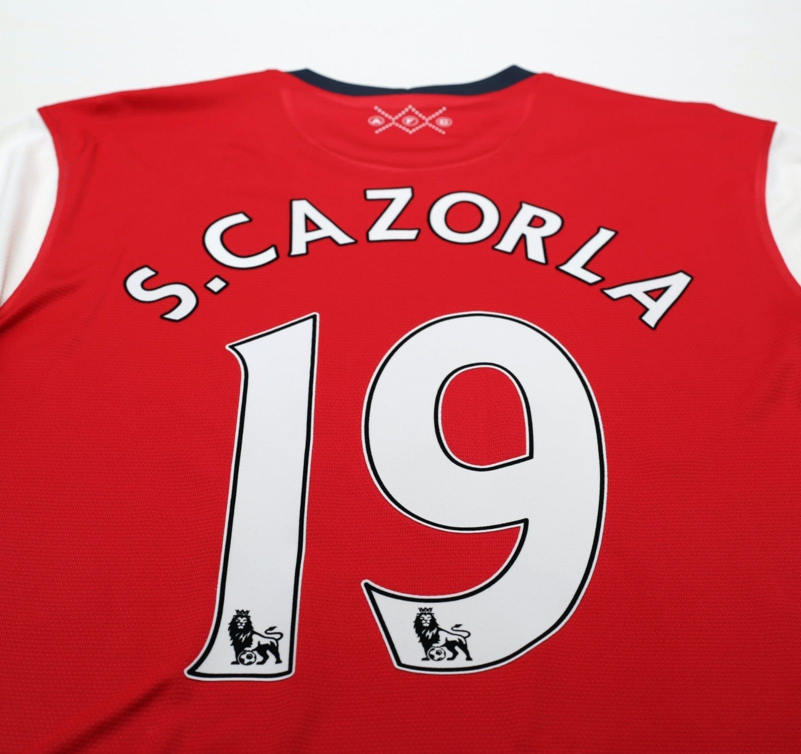 2012/14 S. CAZORLA #19 Arsenal Vintage Nike Home Football Shirt (L)