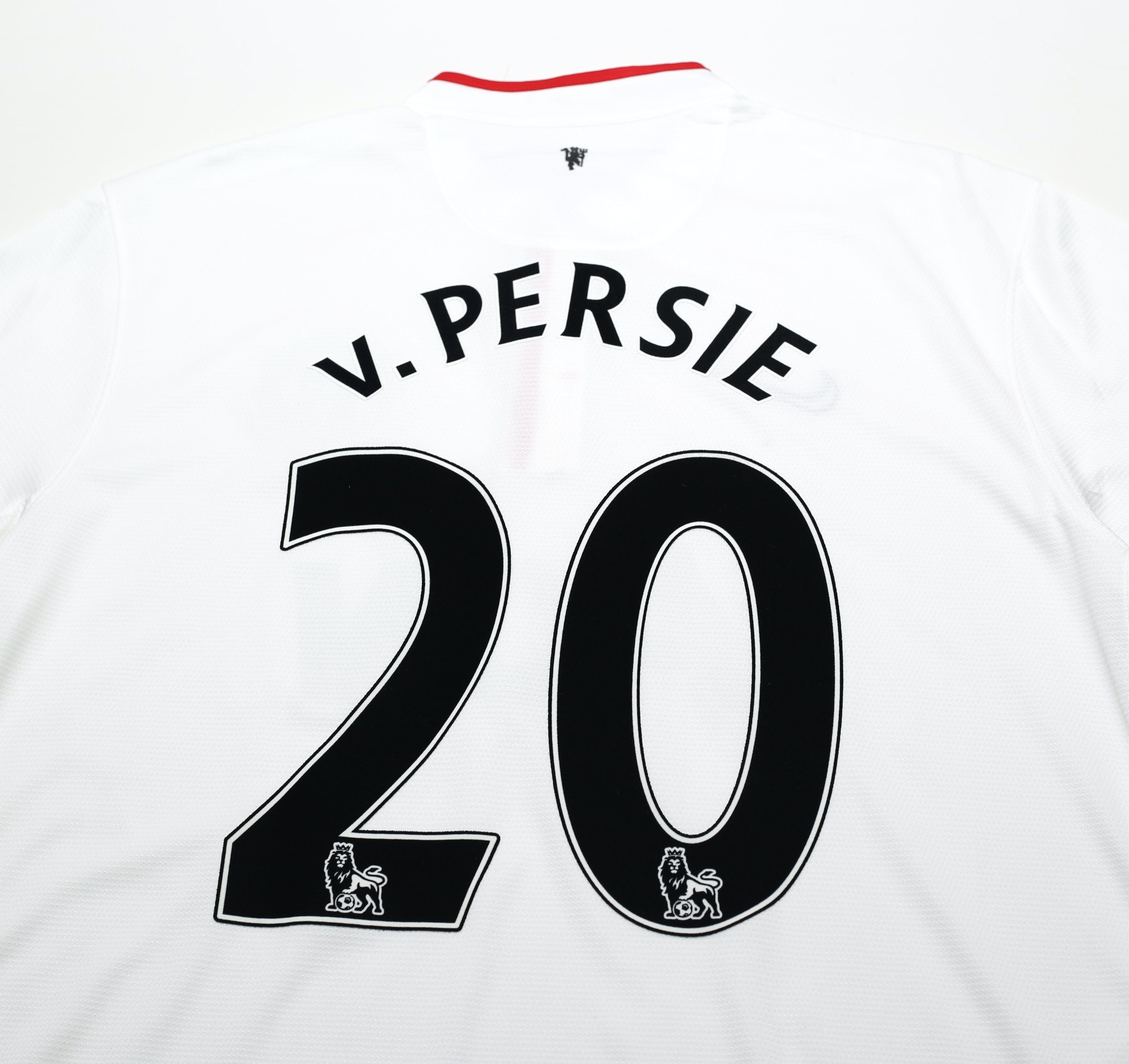 2012/14 VAN PERSIE #20 Manchester United Vintage Nike Away Football Shirt (XL)