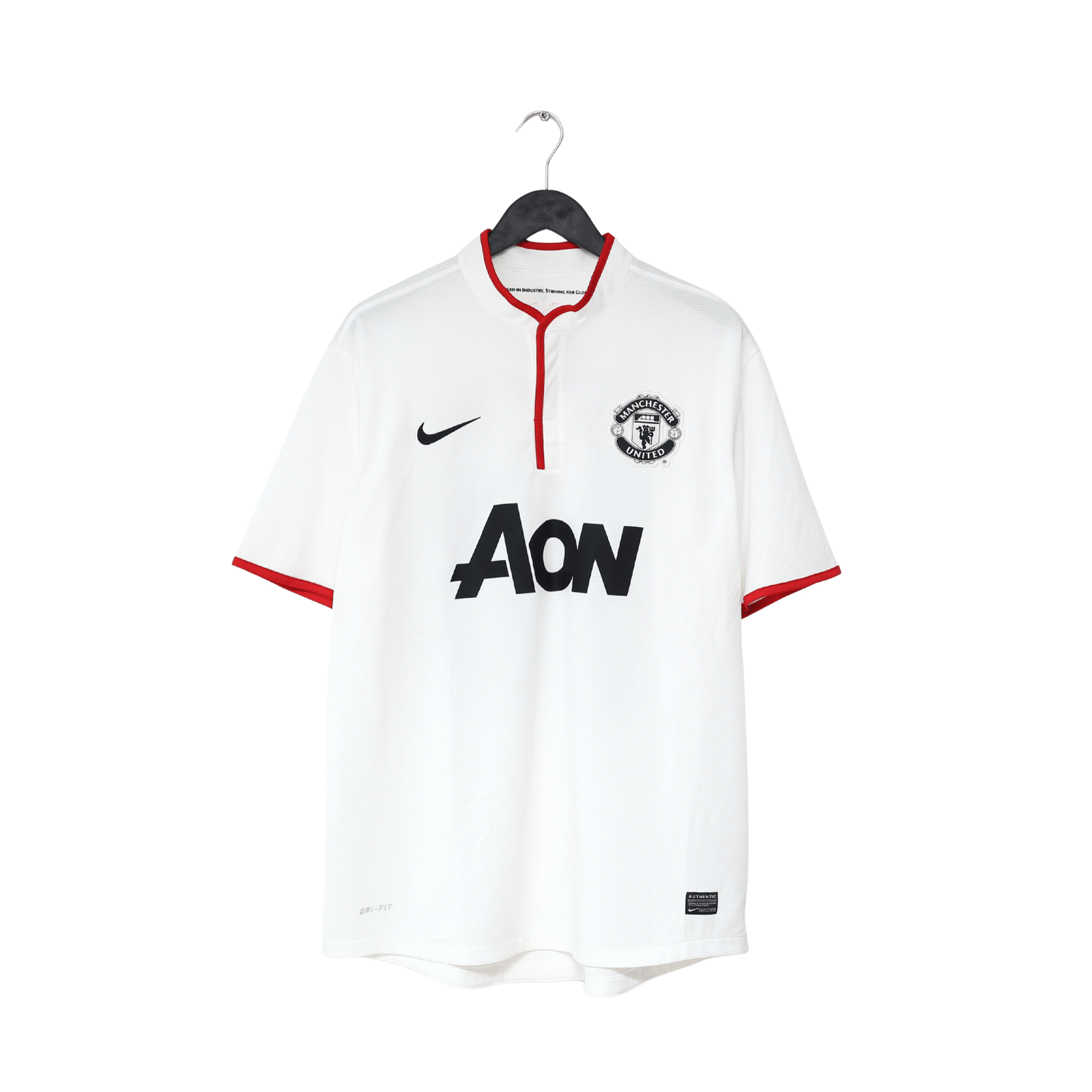 2012/14 VAN PERSIE #20 Manchester United Vintage Nike Away Football Shirt (XL)