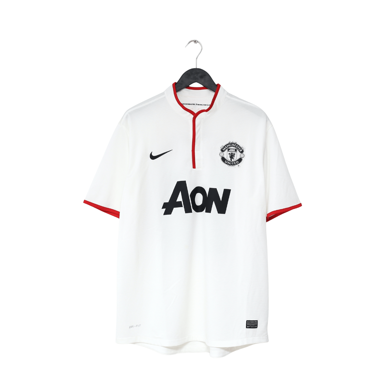 2012/14 VAN PERSIE #20 Manchester United Vintage Nike Away Football Shirt (XL)