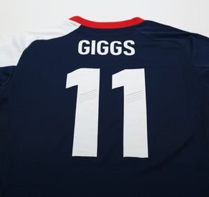 2012 GIGGS #11 Great Britain Vintage adidas Home Football Shirt (S) TEAM GB