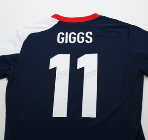 2012 GIGGS #11 Great Britain Vintage adidas Home Football Shirt (S) TEAM GB