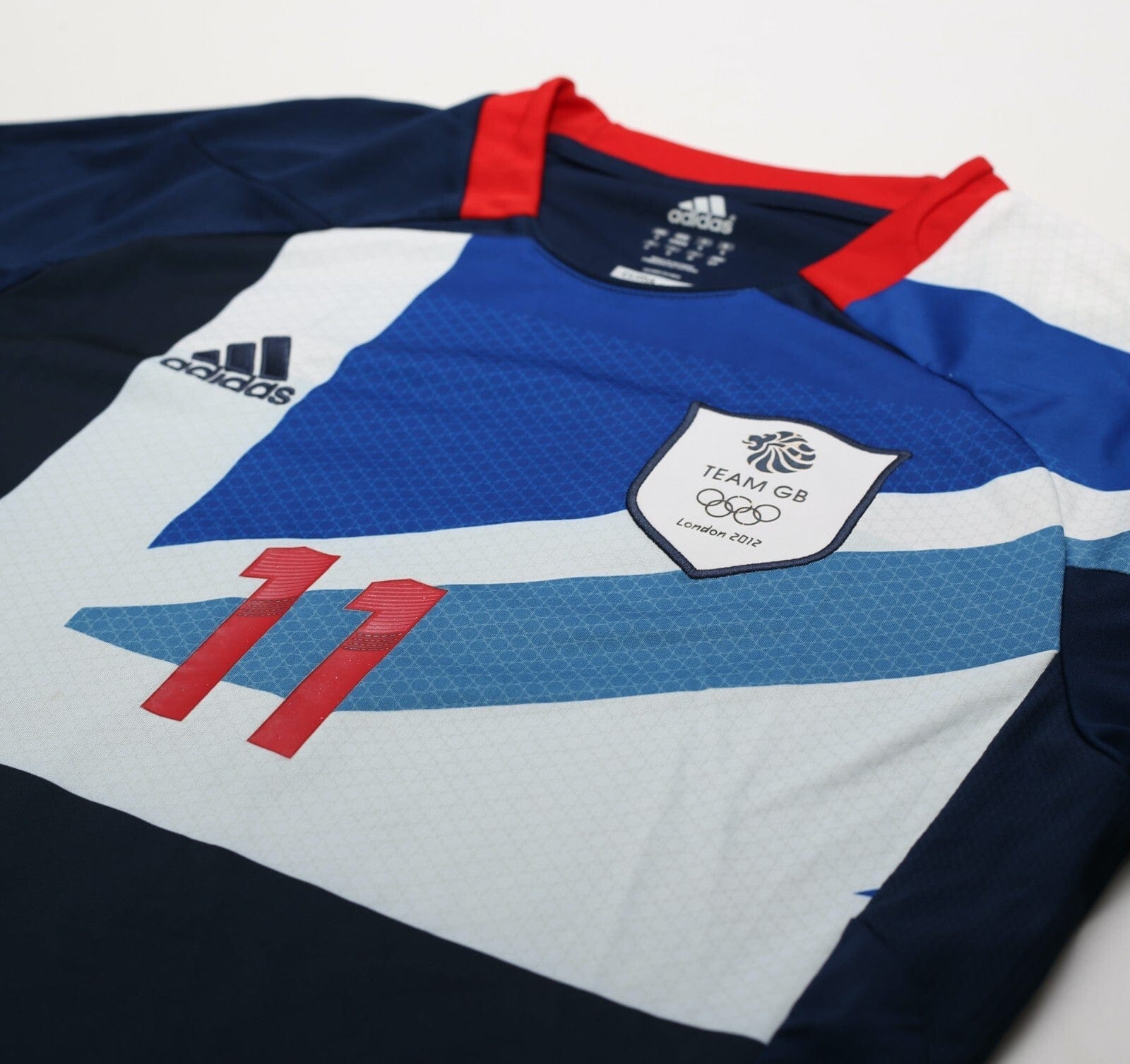 2012 GIGGS #11 Great Britain Vintage adidas Home Football Shirt (S) TEAM GB