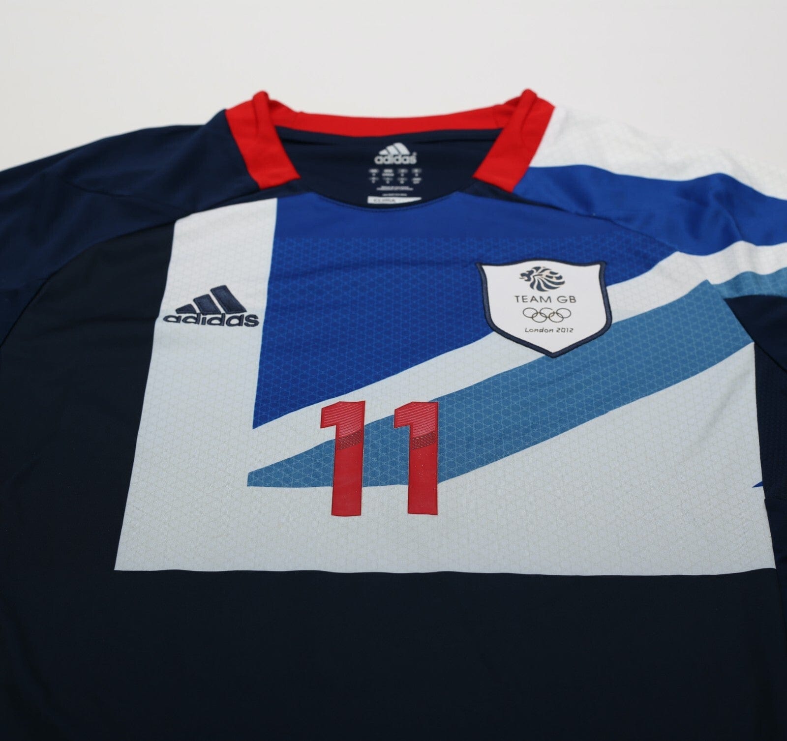 2012 GIGGS #11 Great Britain Vintage adidas Home Football Shirt (S) TEAM GB