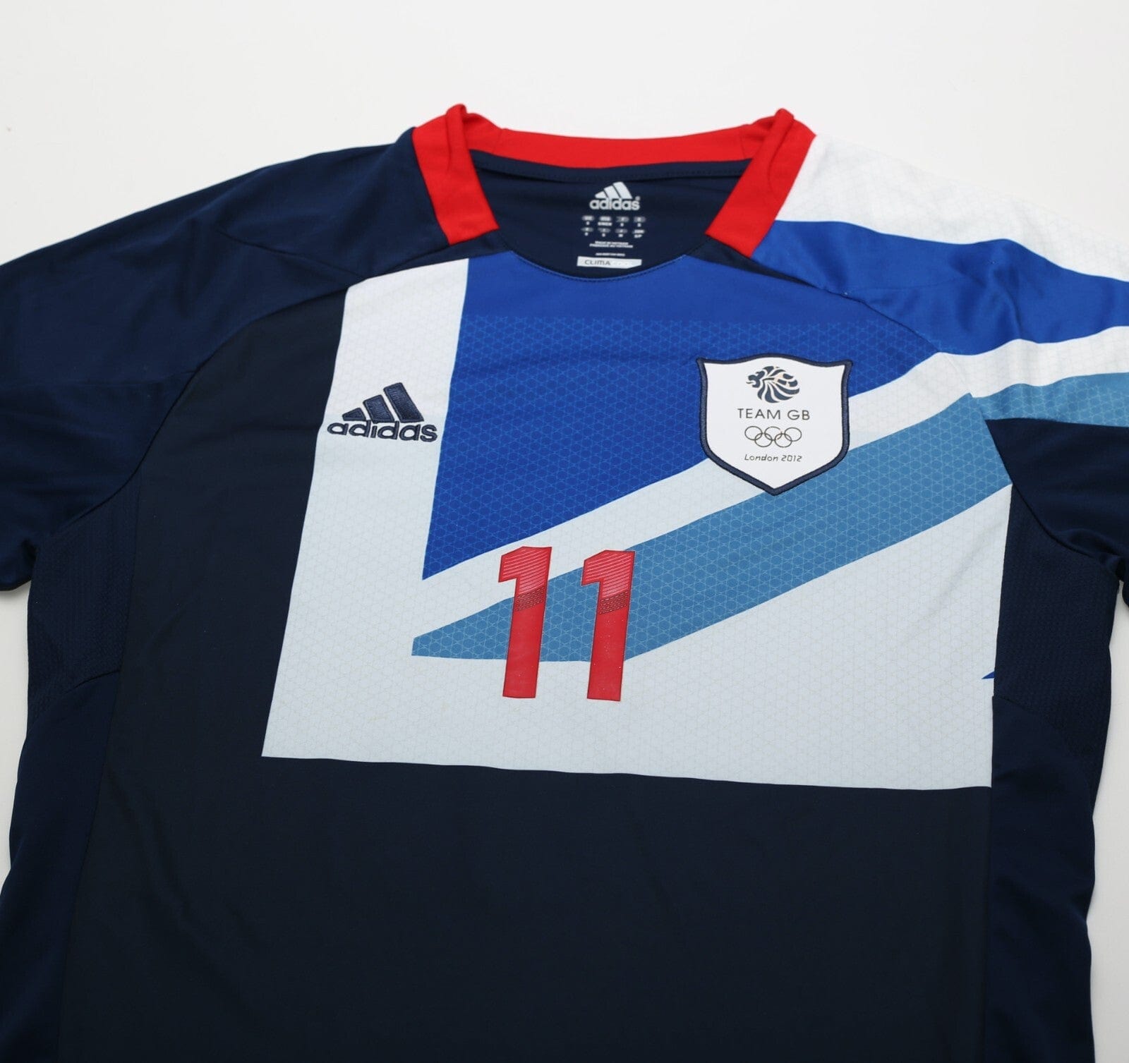 2012 GIGGS #11 Great Britain Vintage adidas Home Football Shirt (S) TEAM GB