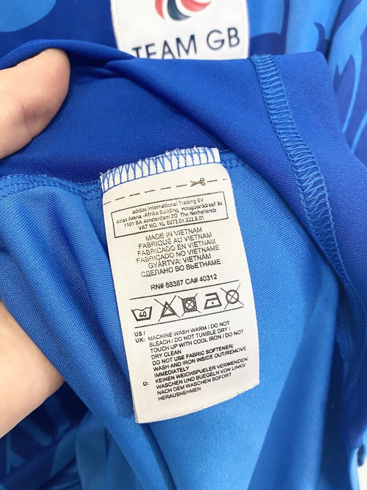 2012 GREAT BRITAIN Vintage adidas Olympic Games Football Shirt (XL) TEAM GB