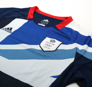 2012 GREAT BRITAIN Vintage adidas Olympic Games Home Football Shirt (M) TEAM GB