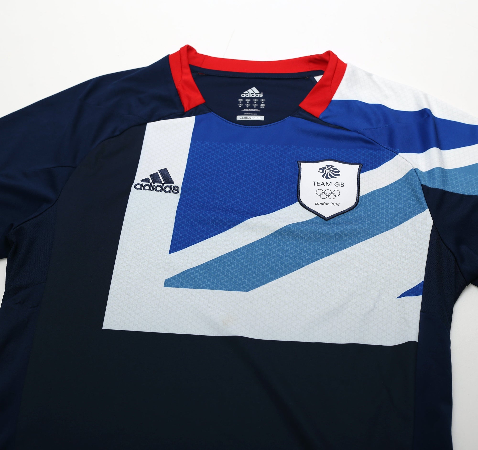 2012 GREAT BRITAIN Vintage adidas Olympic Games Home Football Shirt (M) TEAM GB