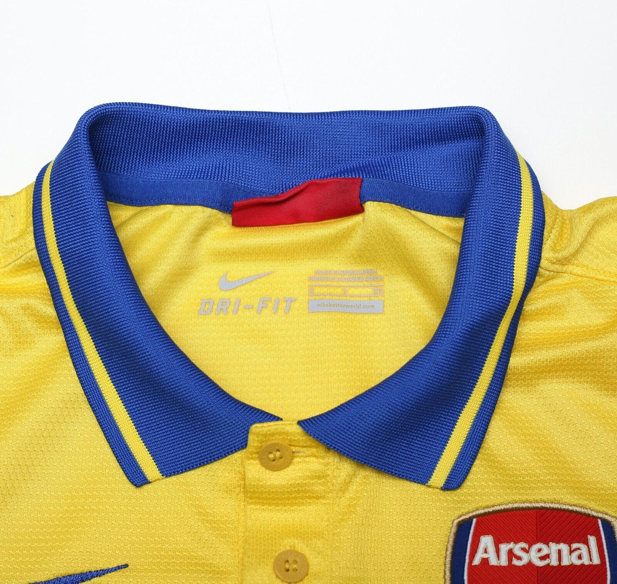 2013/14 ARSENAL Vintage Nike Away Football Shirt (S)