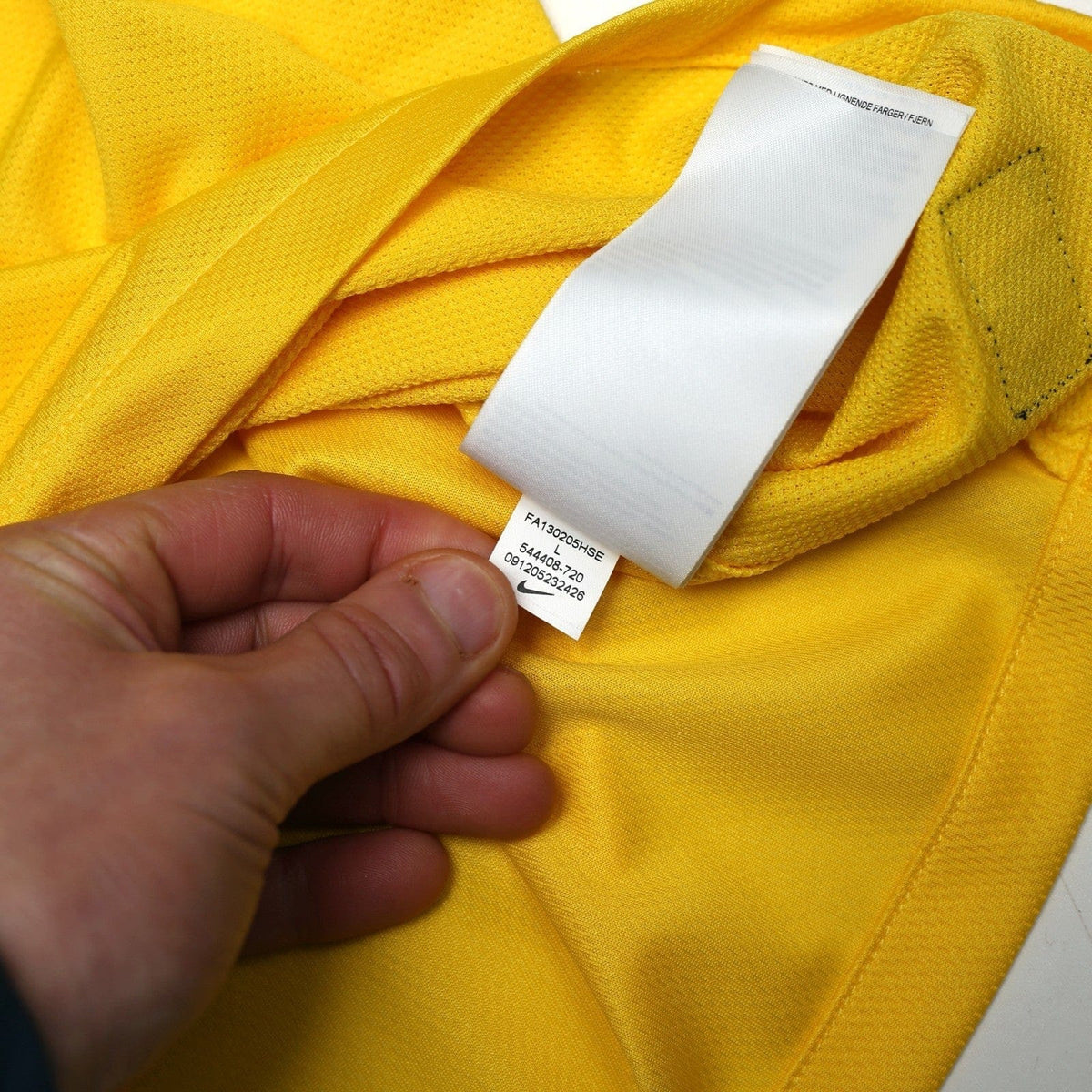 2013/14 Baines #3 Everton Vintage Nike Away Football Shirt (L)