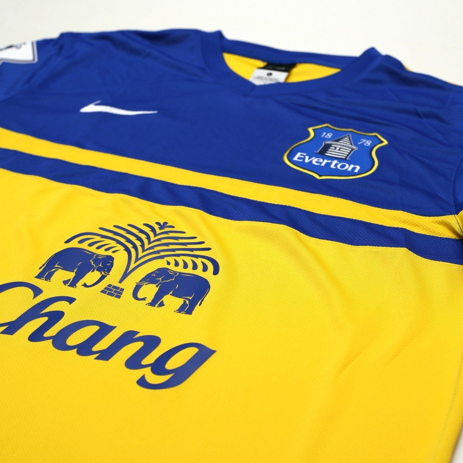 2013/14 Baines #3 Everton Vintage Nike Away Football Shirt (L)