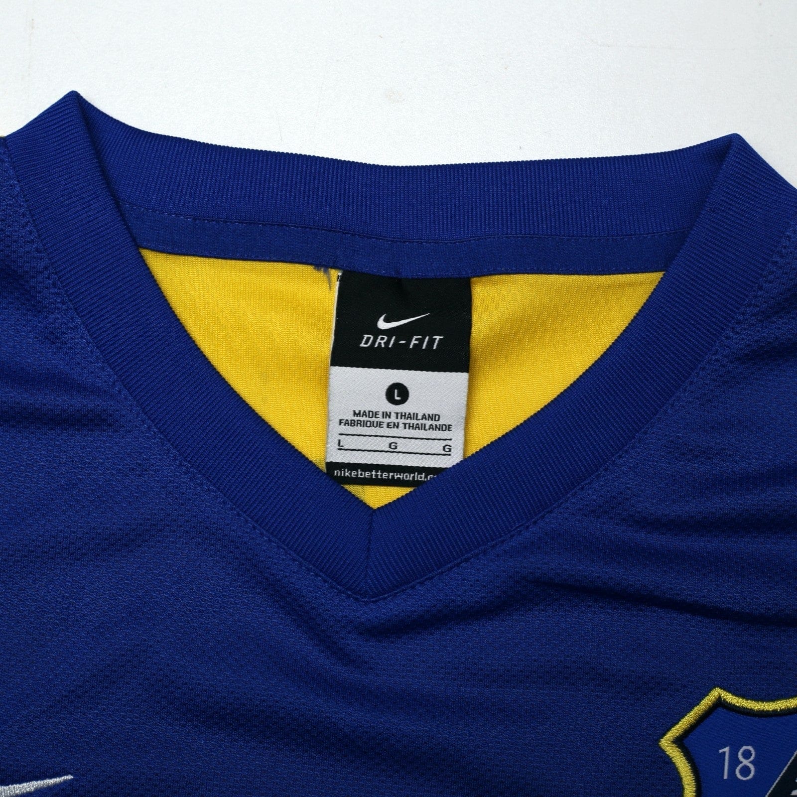 2013/14 Baines #3 Everton Vintage Nike Away Football Shirt (L)