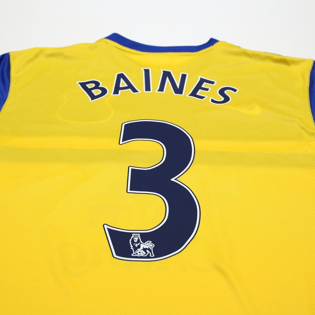 2013/14 Baines #3 Everton Vintage Nike Away Football Shirt (L)