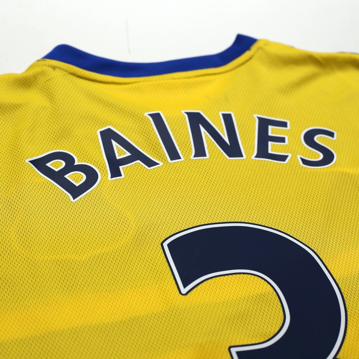 2013/14 Baines #3 Everton Vintage Nike Away Football Shirt (L)