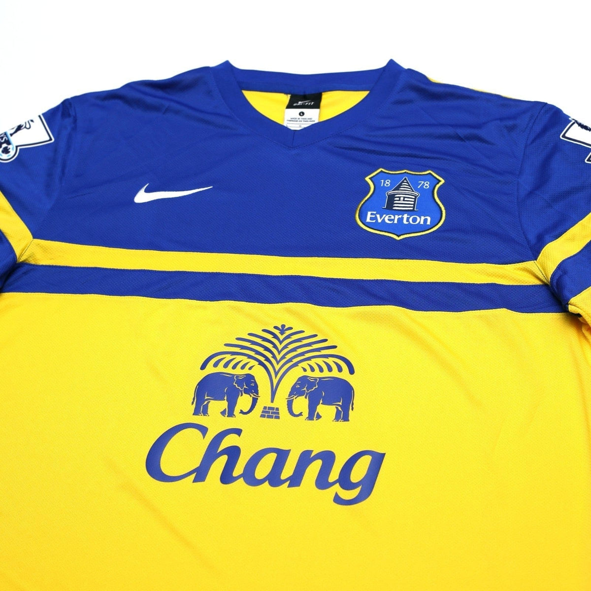 2013/14 Baines #3 Everton Vintage Nike Away Football Shirt (L)