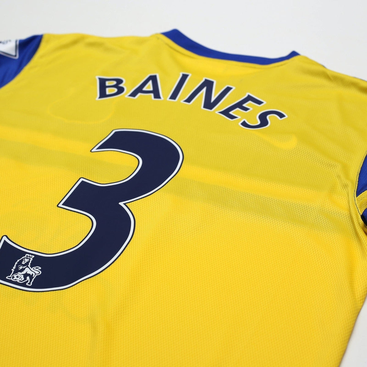 2013/14 Baines #3 Everton Vintage Nike Away Football Shirt (L)