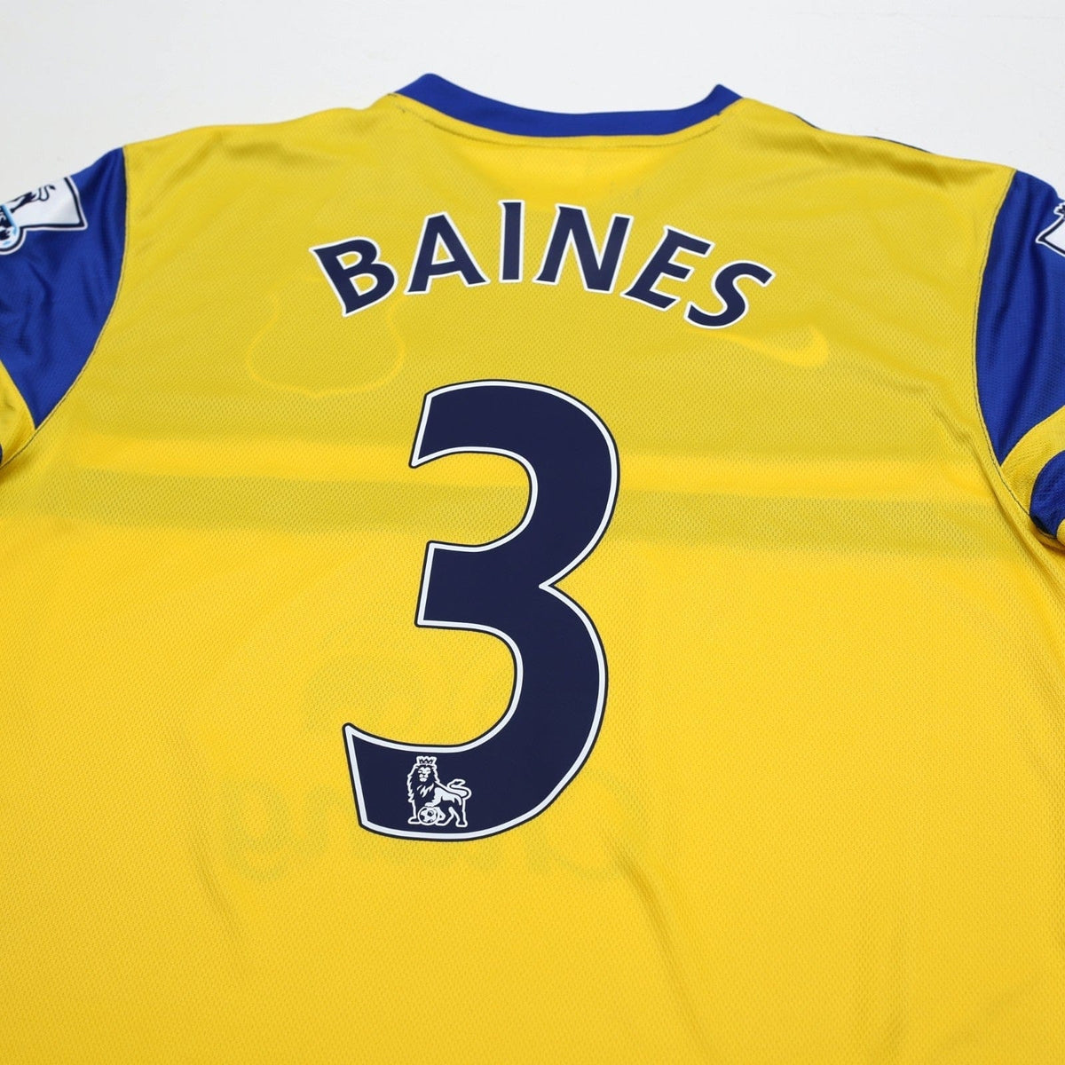 2013/14 Baines #3 Everton Vintage Nike Away Football Shirt (L)