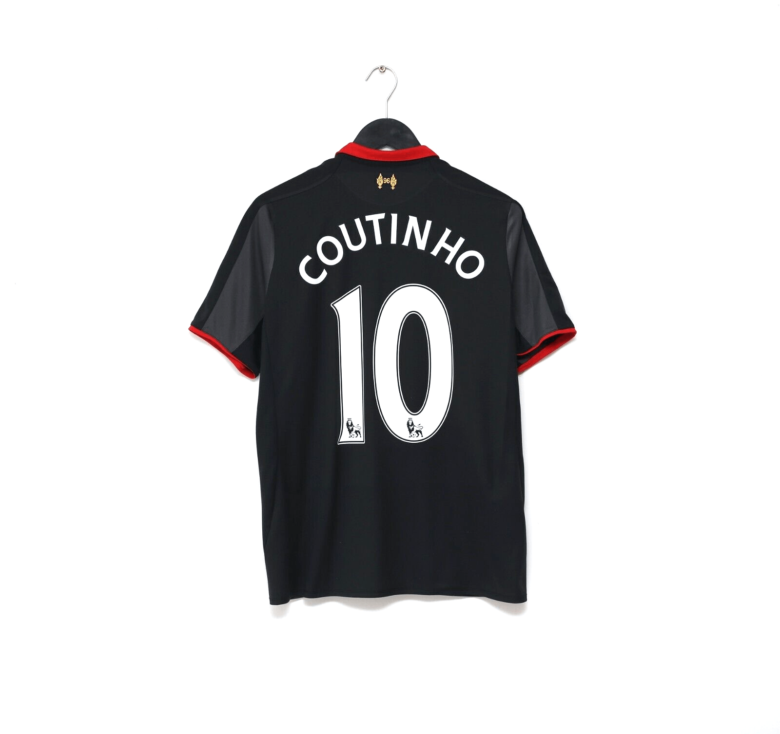 リヴァプール COUTINHO 10番 シャツ Mサイズ LIVERPOOL 2013/2014 HOME FOOTBALL SHIRT JERSEY WARRIOR #10