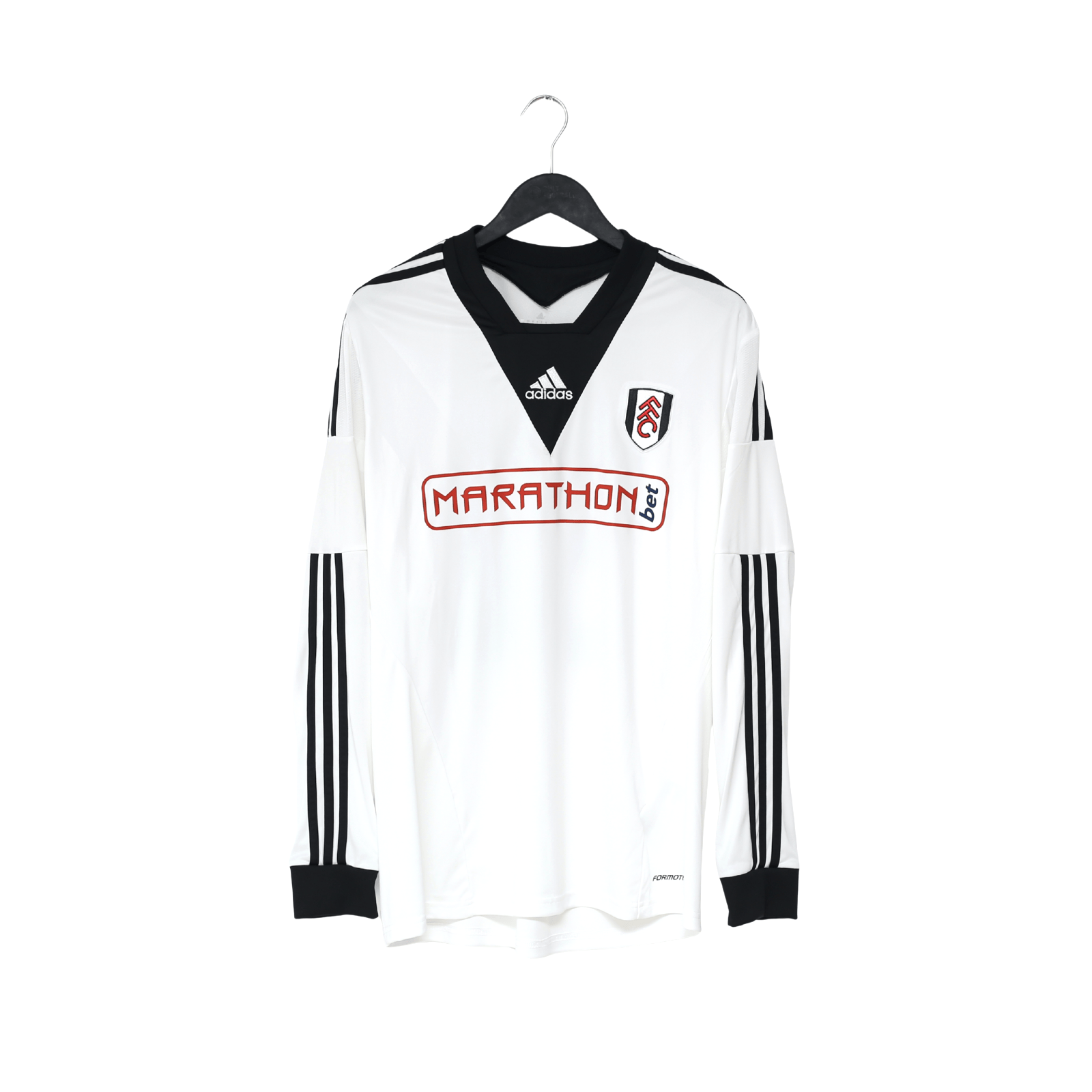 2013/14 DEMPSEY #32 Fulham Vintage adidas LS Formotion Home Football Shirt L/XL