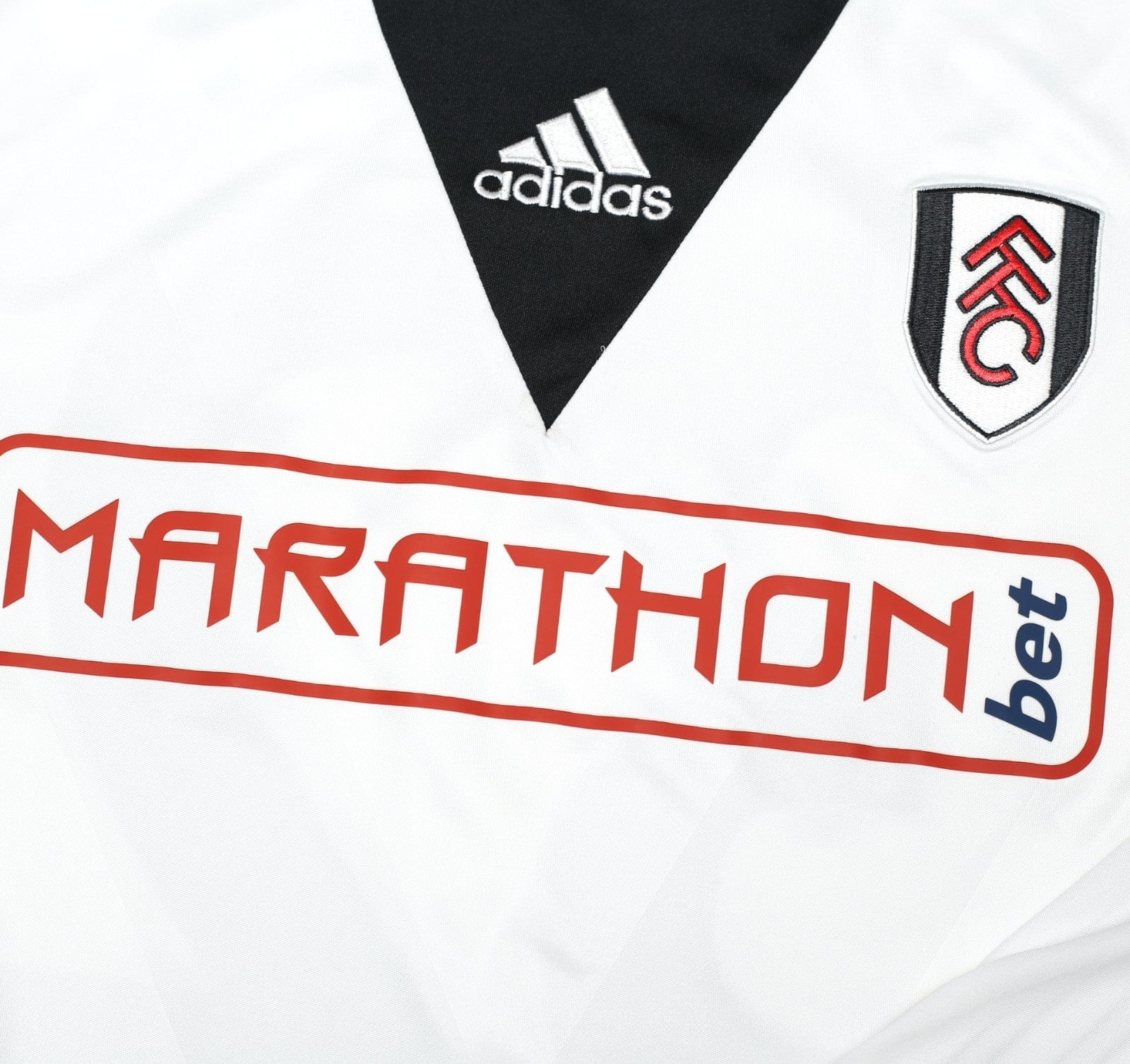 2013/14 DEMPSEY #32 Fulham Vintage adidas LS Formotion Home Football Shirt L/XL