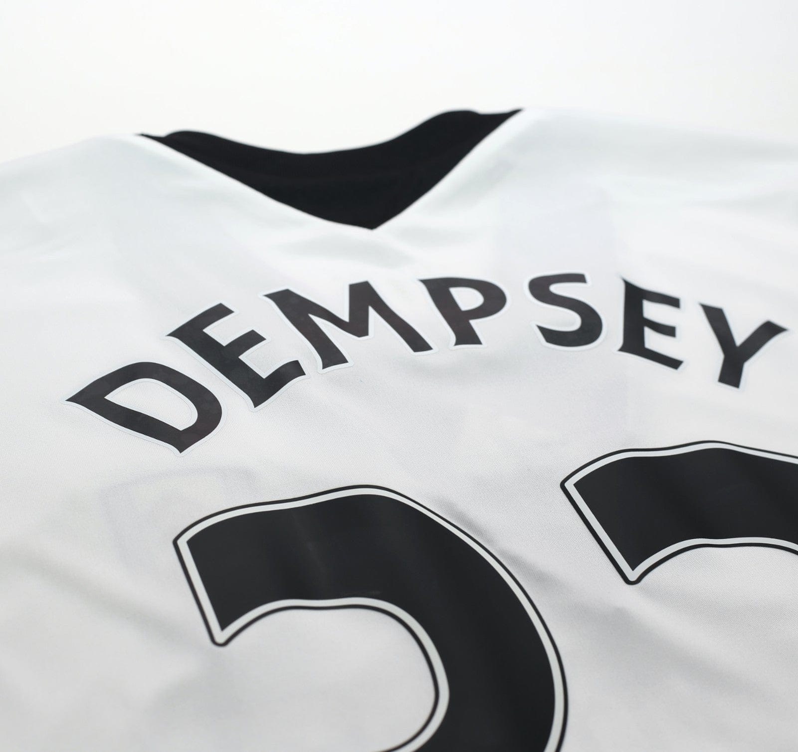 2013/14 DEMPSEY #32 Fulham Vintage adidas LS Formotion Home Football Shirt L/XL