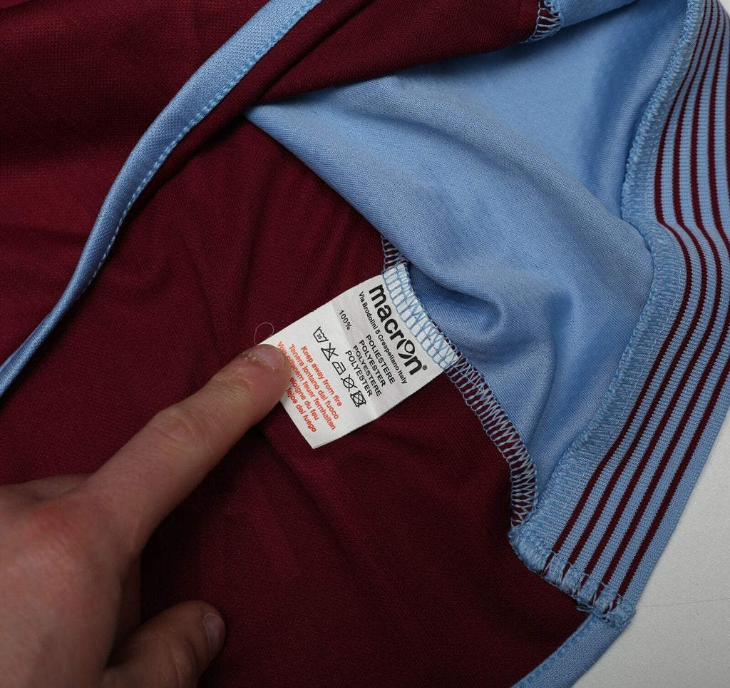 2013/14 GREALISH #40 Aston Villa Vintage Macron Home Football Shirt (M)