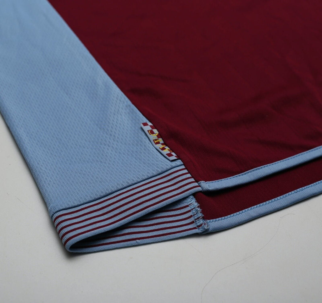 2013/14 GREALISH #40 Aston Villa Vintage Macron Home Football Shirt (M)