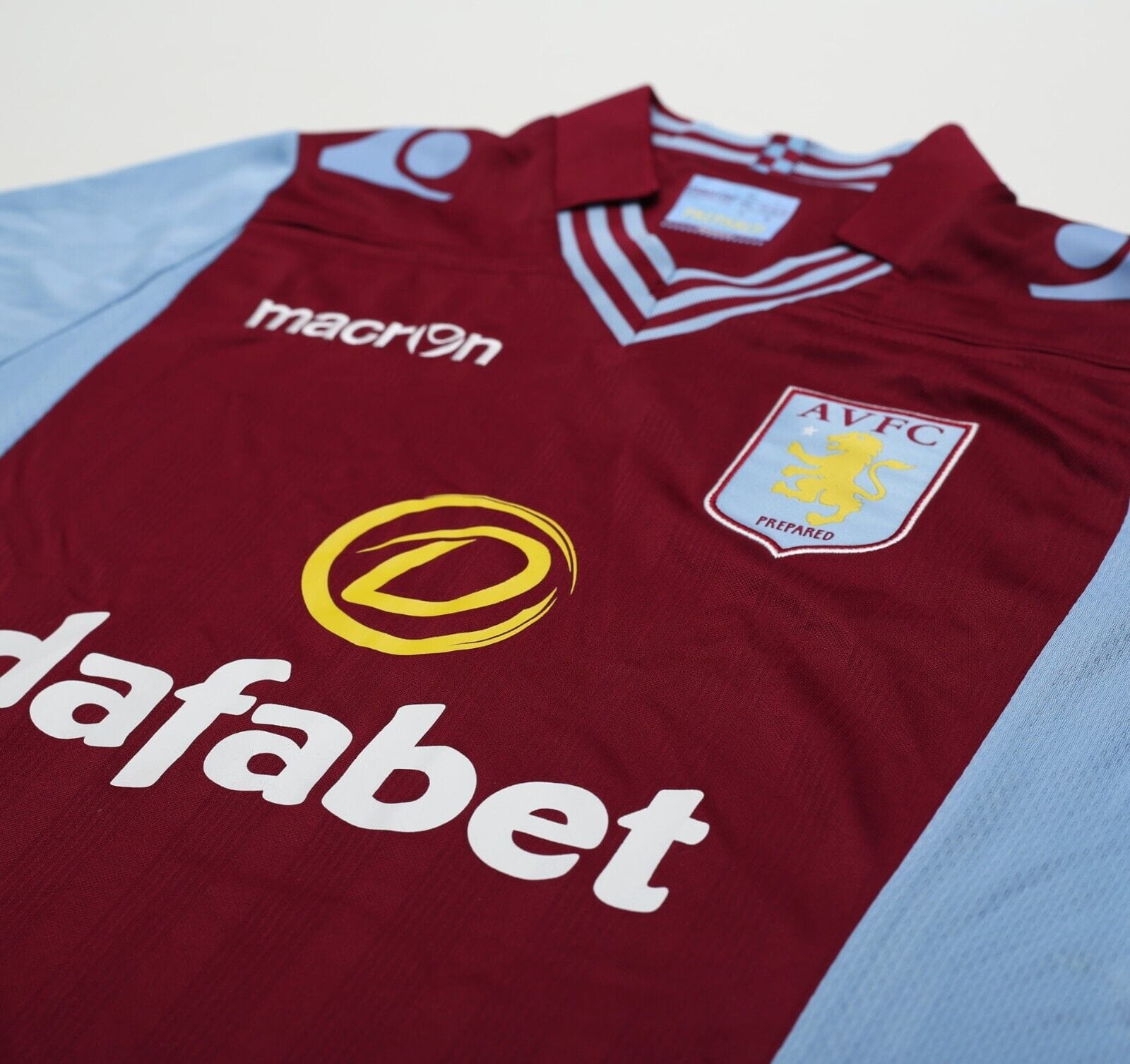 2013/14 GREALISH #40 Aston Villa Vintage Macron Home Football Shirt (M)