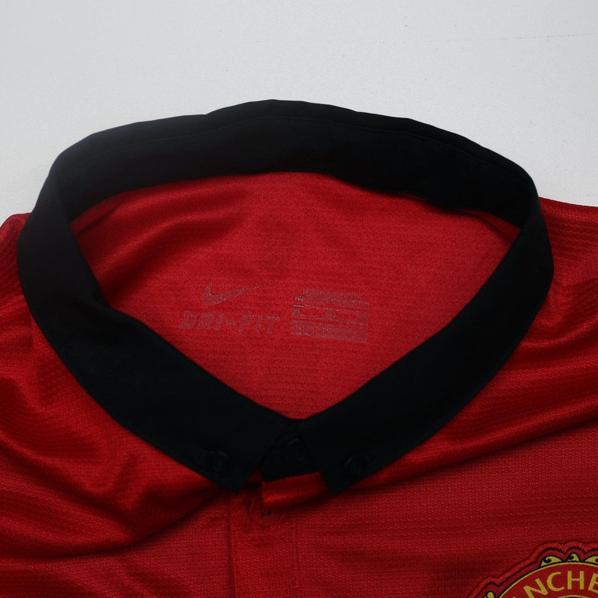 2013/14 Jones #4 Manchester United Vintage Home Football Shirt (XL)