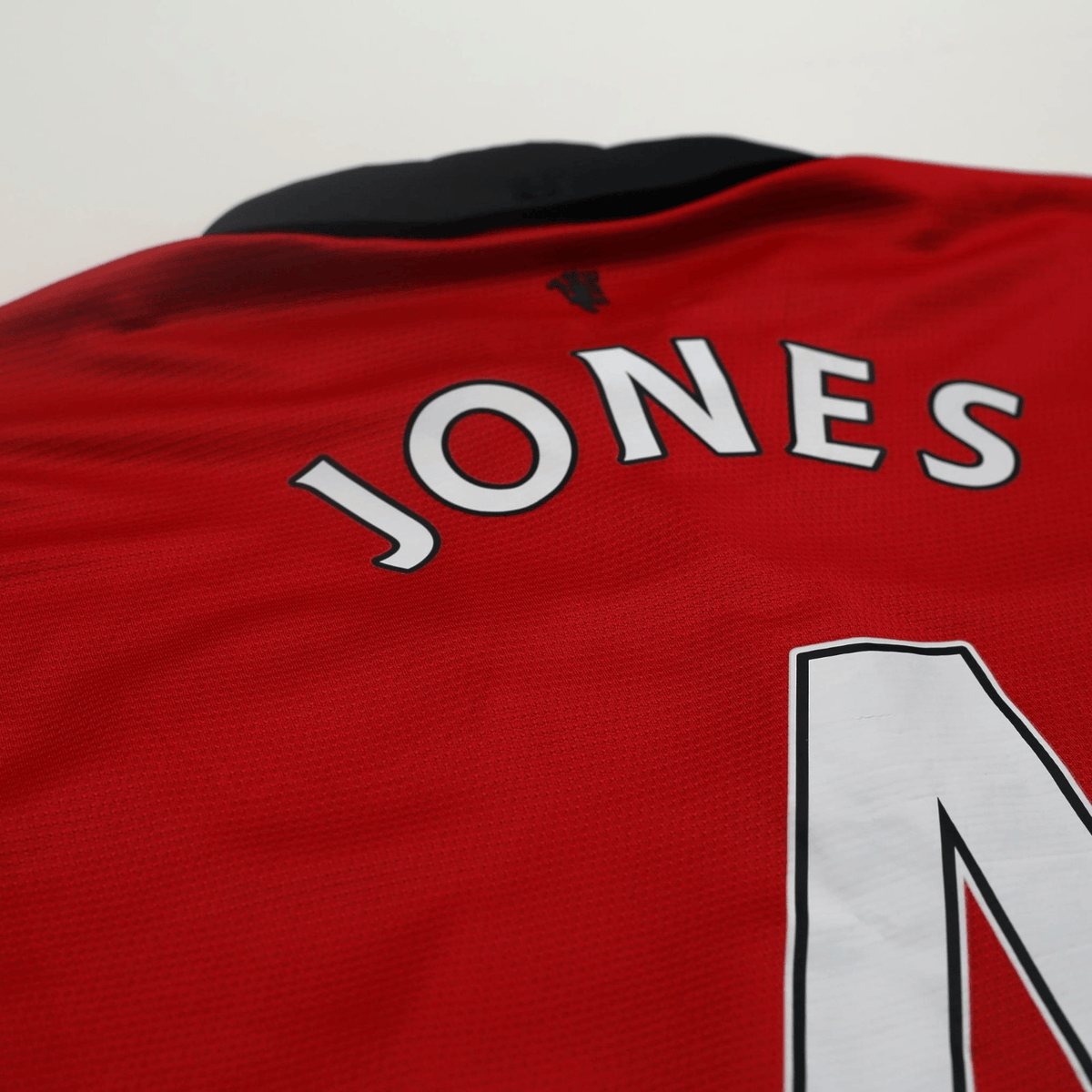 2013/14 Jones #4 Manchester United Vintage Home Football Shirt (XL)