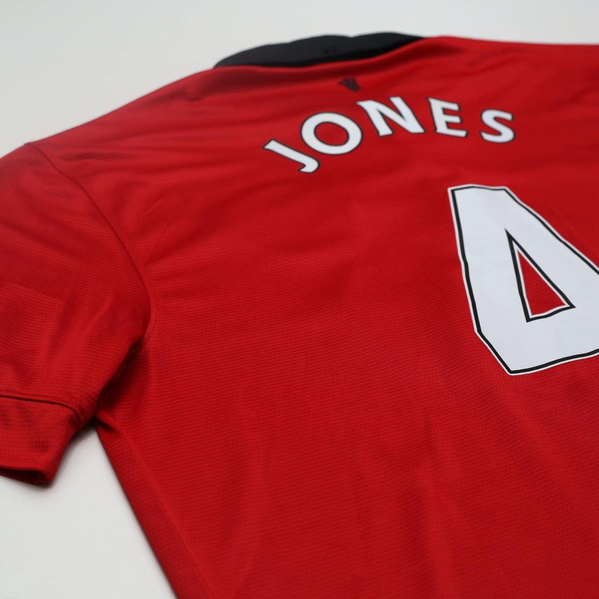 2013/14 Jones #4 Manchester United Vintage Home Football Shirt (XL)