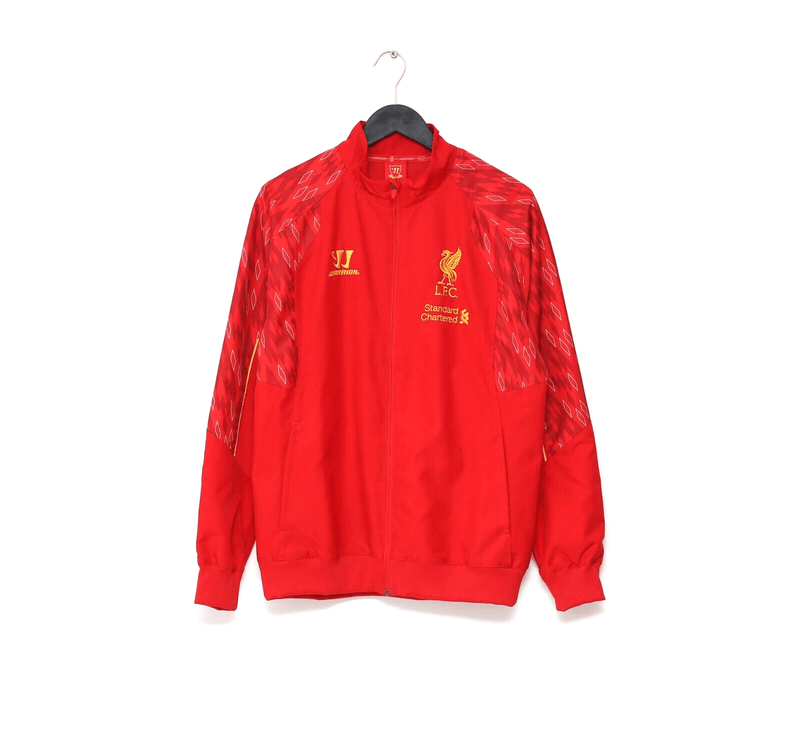 2013/14 LIVERPOOL Vintage Warrior Football Presentation Jacket Track Top (M)