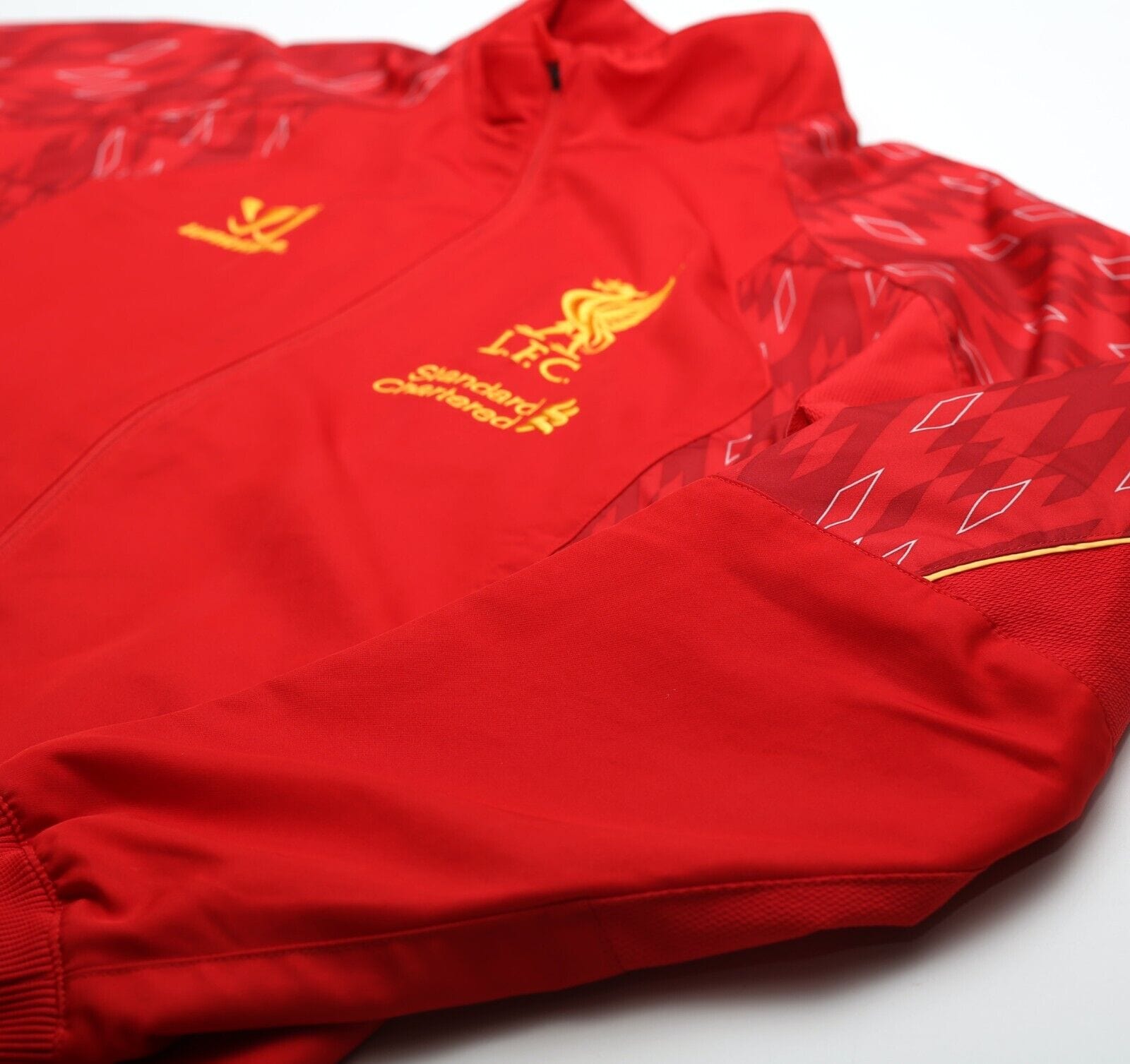 2013/14 LIVERPOOL Vintage Warrior Football Presentation Jacket Track Top (M)