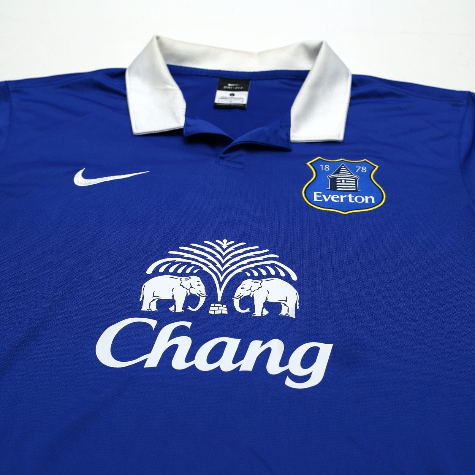 2013/14 Lukaku #17 Everton Vintage Nike Home Football Shirt (M/L)