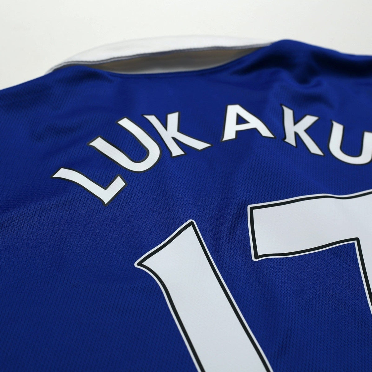 2013/14 Lukaku #17 Everton Vintage Nike Home Football Shirt (M/L)