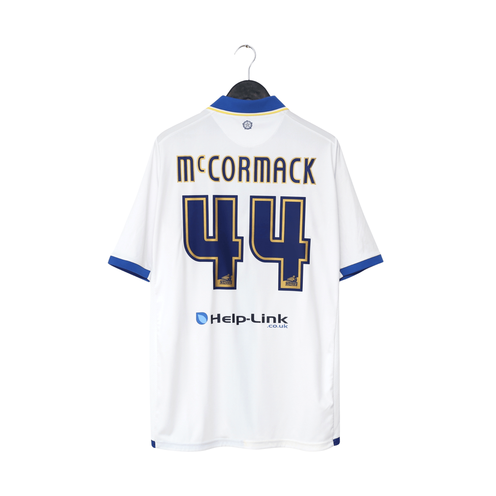 2013/14 McCormack #44 Leeds United Vintage Macron Home Football Shirt (XL)