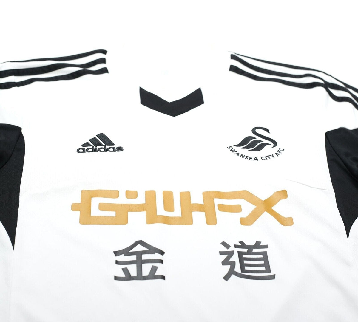 2013/14 SWANSEA CITY Vintage adidas Home Football Shirt (S)