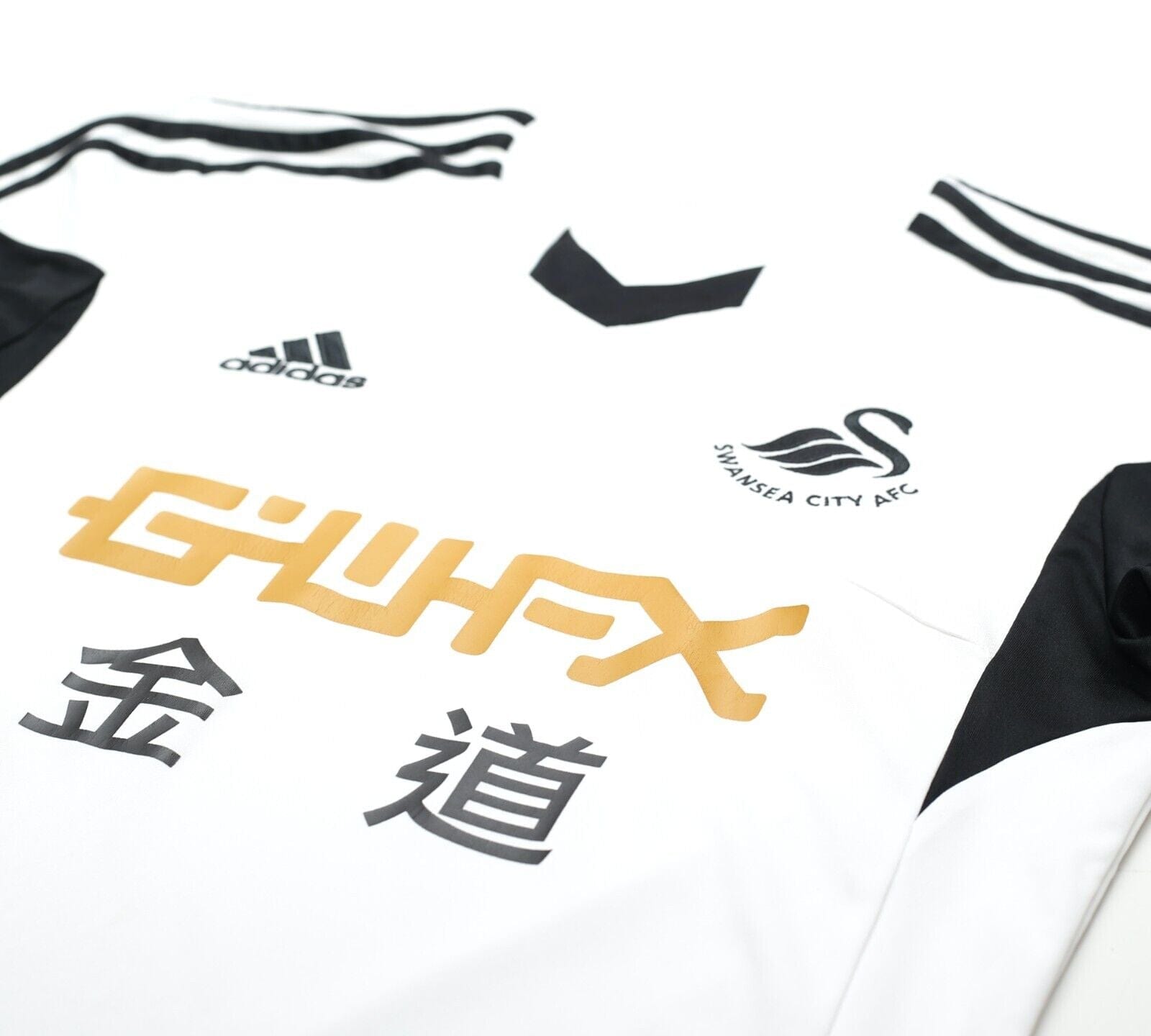 2013/14 SWANSEA CITY Vintage adidas Home Football Shirt (S)