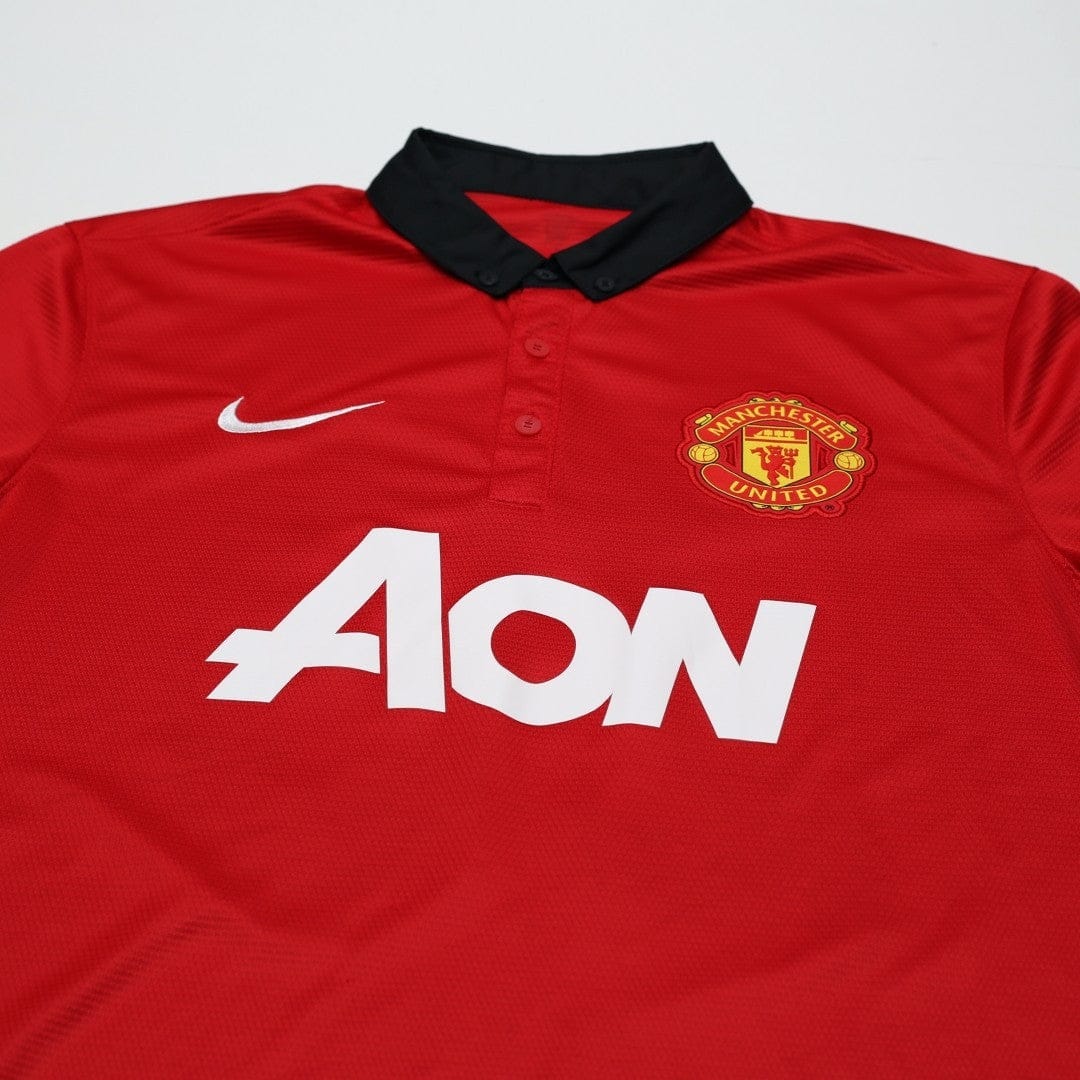 2013/14 Van Persie #20 Manchester United Vintage Home Football Shirt (M)