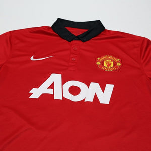 2013/14 Van Persie #20 Manchester United Vintage Home Football Shirt (M)