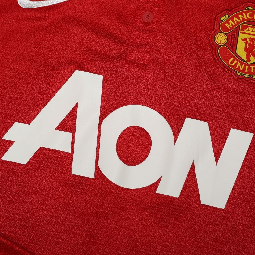 2013/14 Van Persie #20 Manchester United Vintage Home Football Shirt (M)